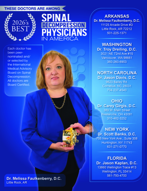 2026's Best Spinal Decompression Physicians in America — Dr. Melissa Faulkenberry, Little Rock, AR