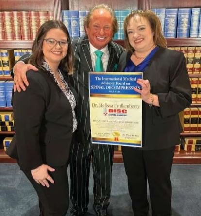 Dr. Melissa Faulkenberry with Dr. Kaplan DCOA